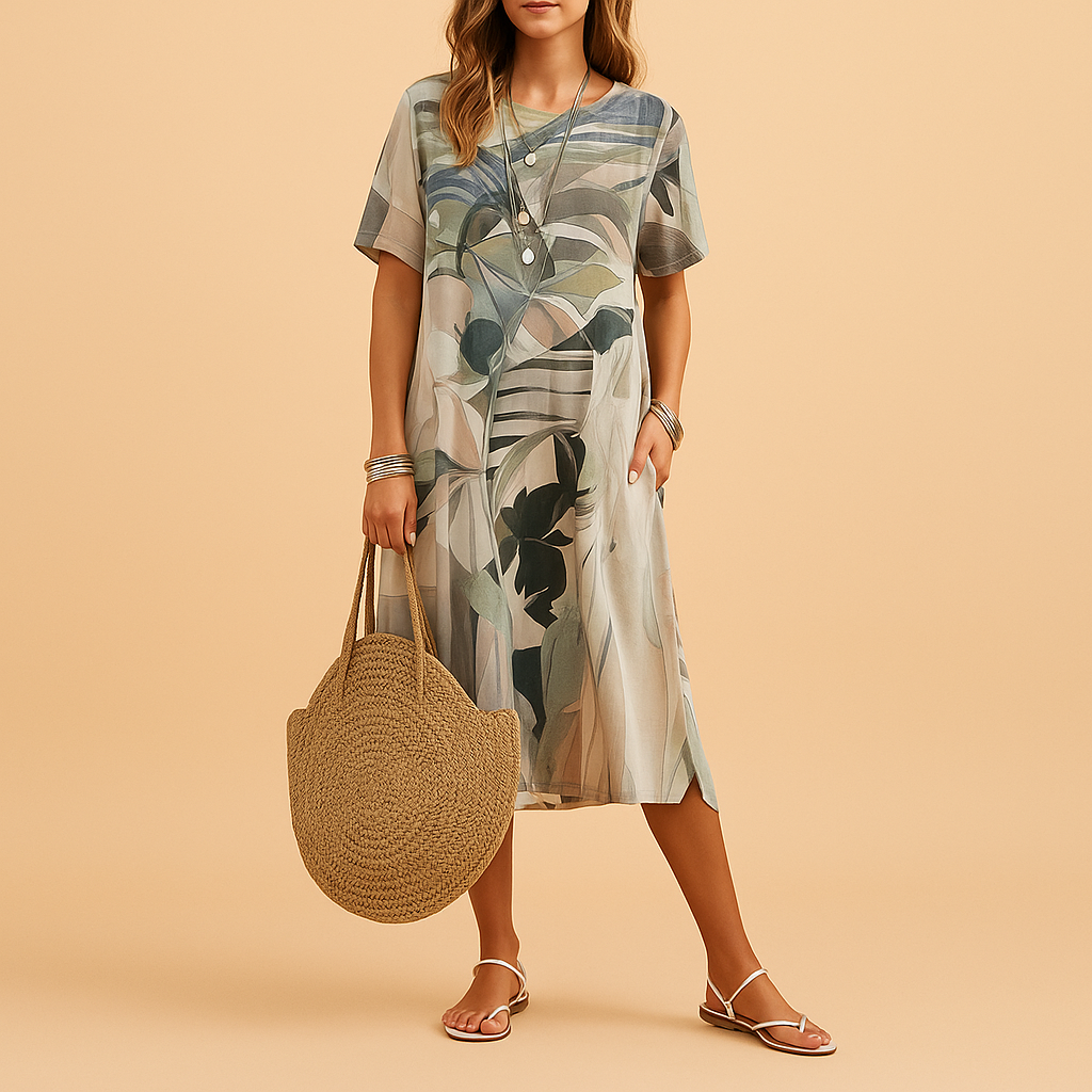 3D-print jurk met artistiek ontwerp voor dames | Nynke