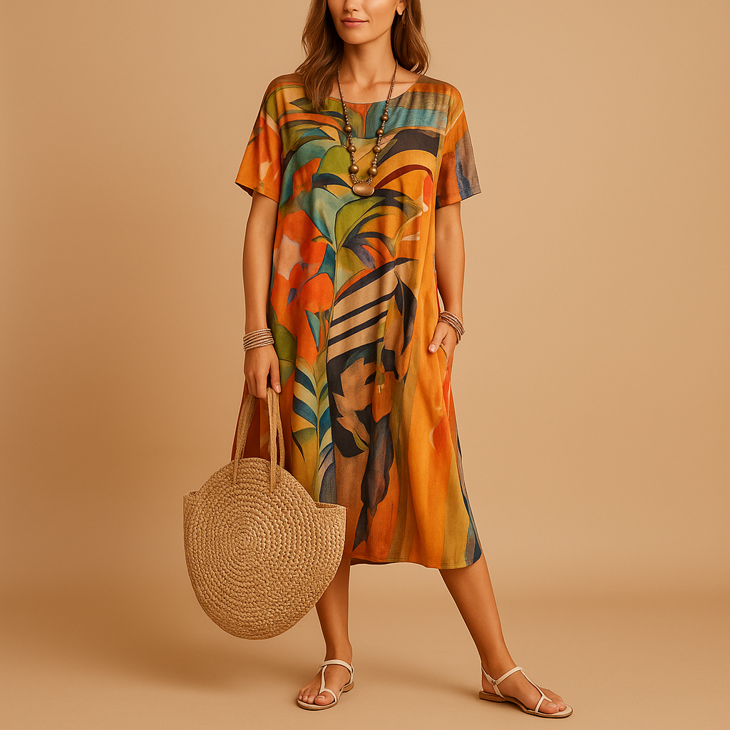 3D-print jurk met artistiek ontwerp voor dames | Nynke