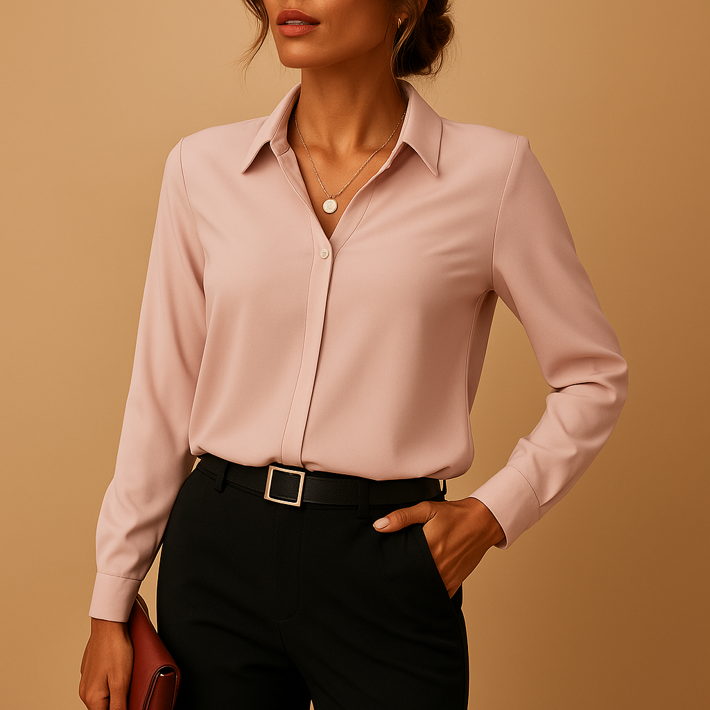 Lieke | Elegante effen blouse voor dames