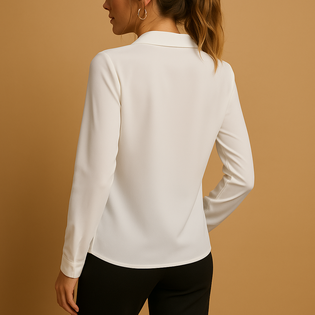 Lieke | Elegante effen blouse voor dames