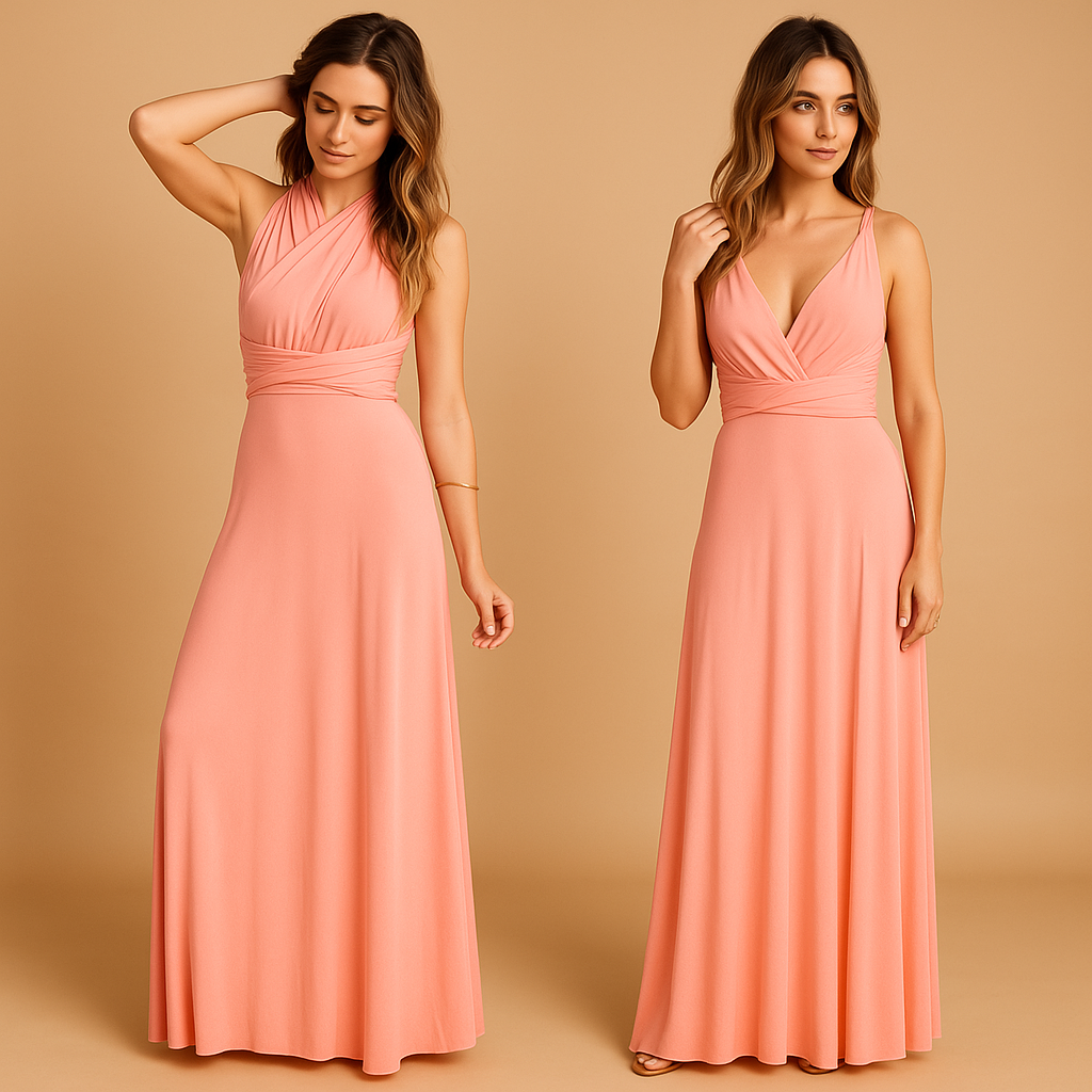 Mila | Wikkeljurk met overlengte bandjes voor dames