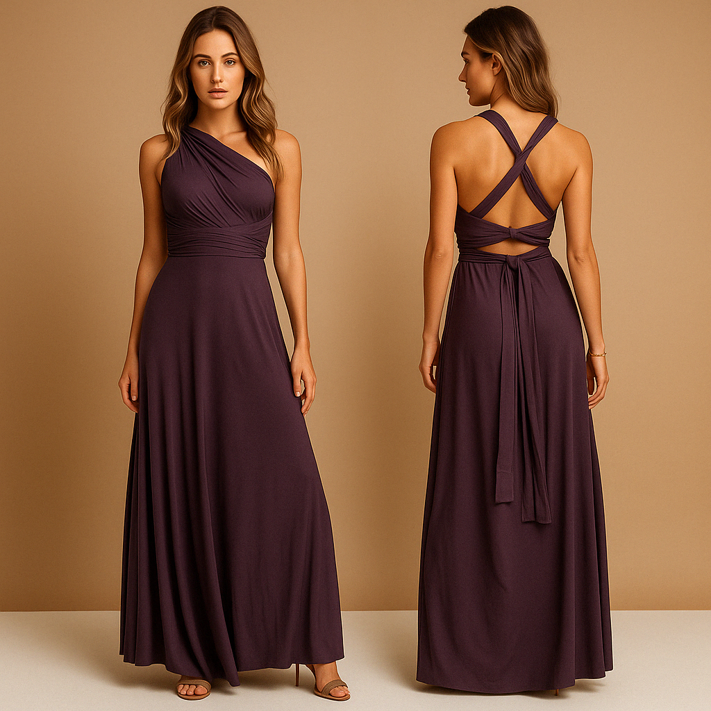 Mila | Wikkeljurk met overlengte bandjes voor dames