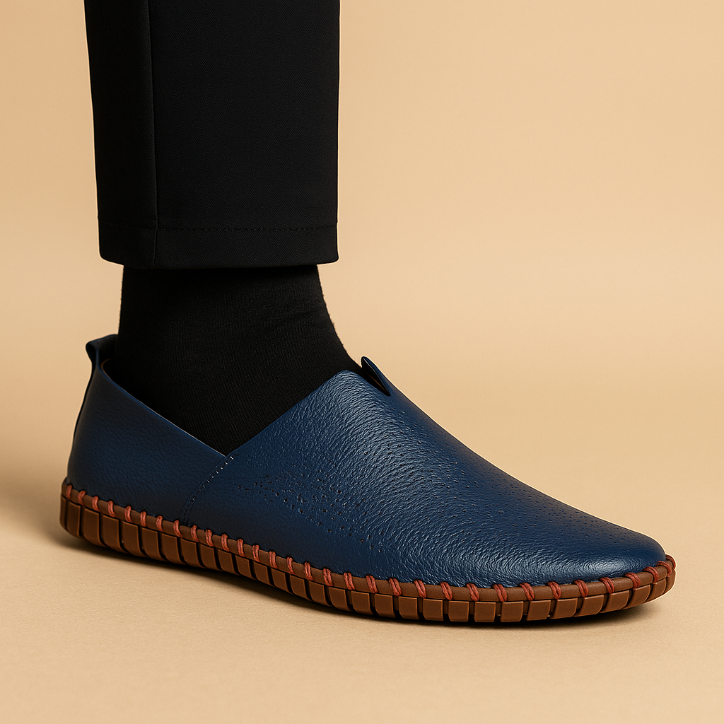 Åndbare lave herresko med skridsikker sål til mænd | Hugo