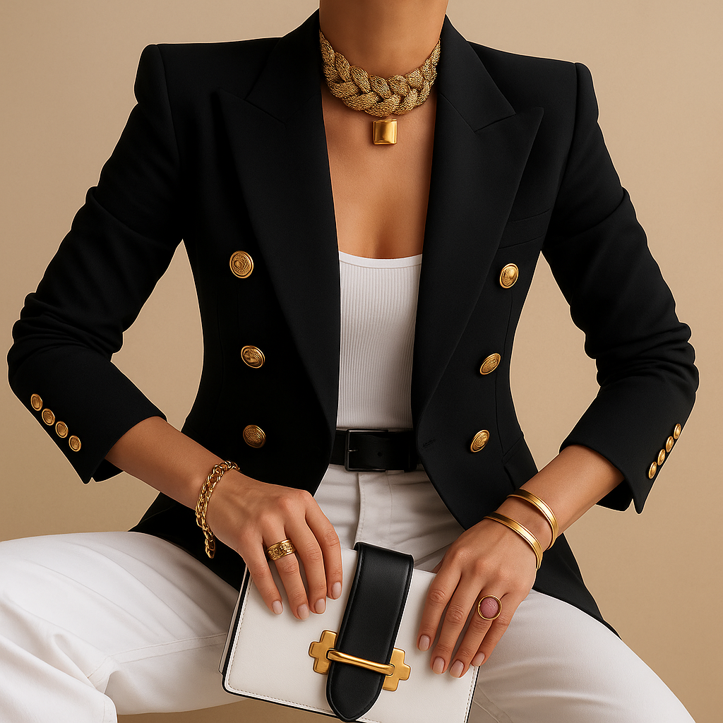 Elegante lange blazer voor dames | Lavina