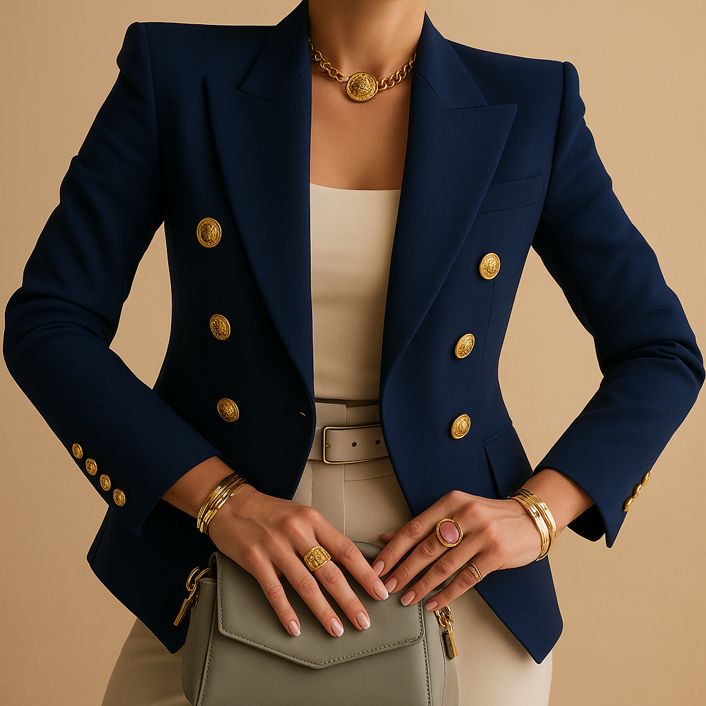 Elegante lange blazer voor dames | Lavina