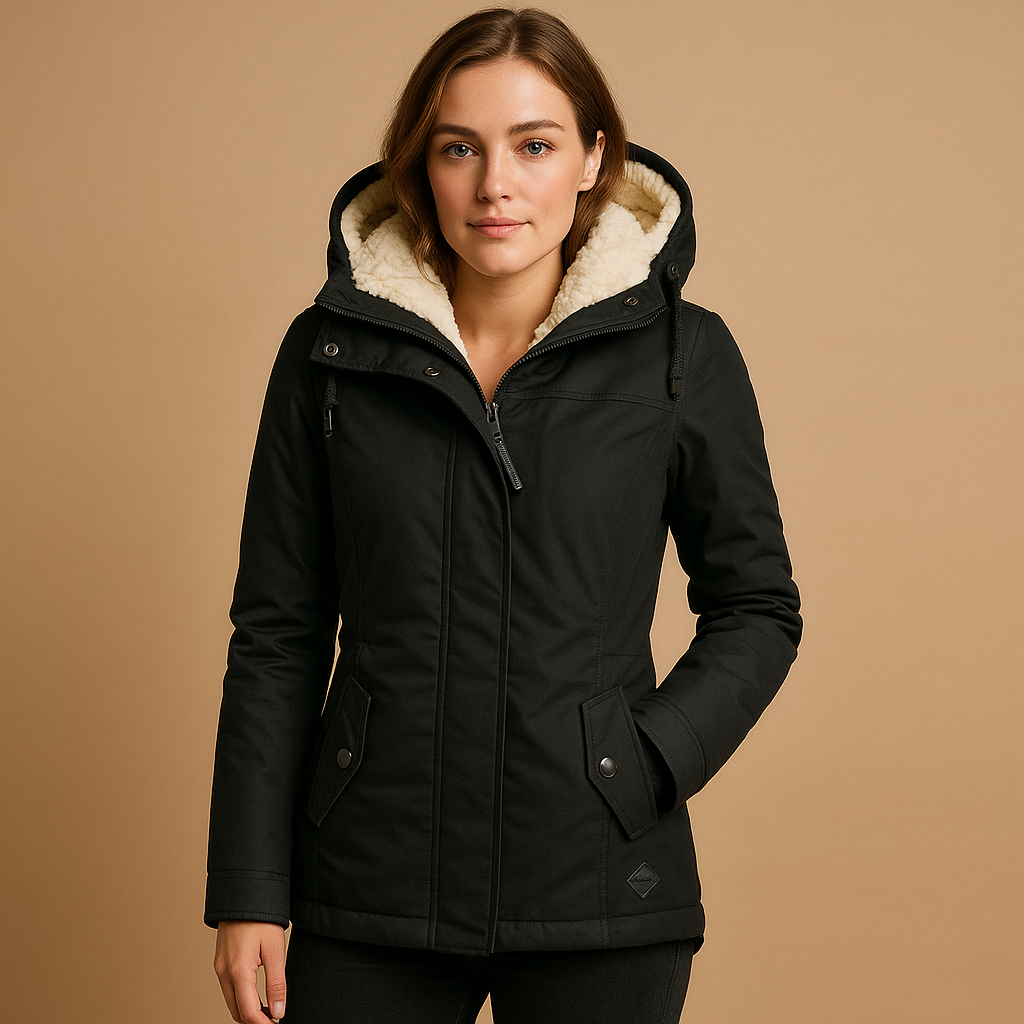 Lange elegante winterjas voor dames | Marise