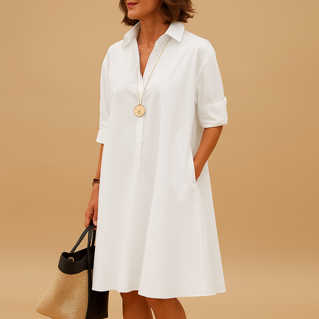 Lentejurk met elegante pasvorm en lichtgewicht stof voor dames | Mirella