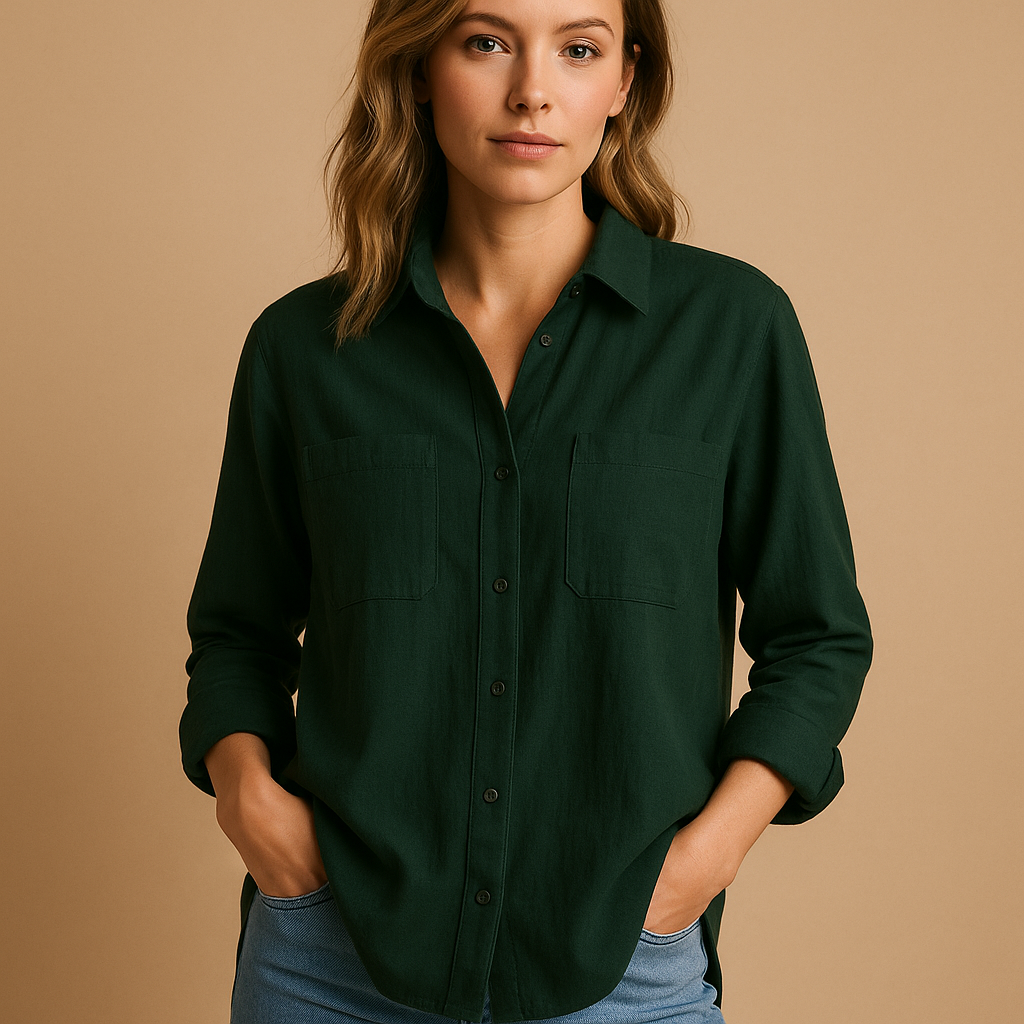 Blouse met lange mouwen voor dames | Jasmijn