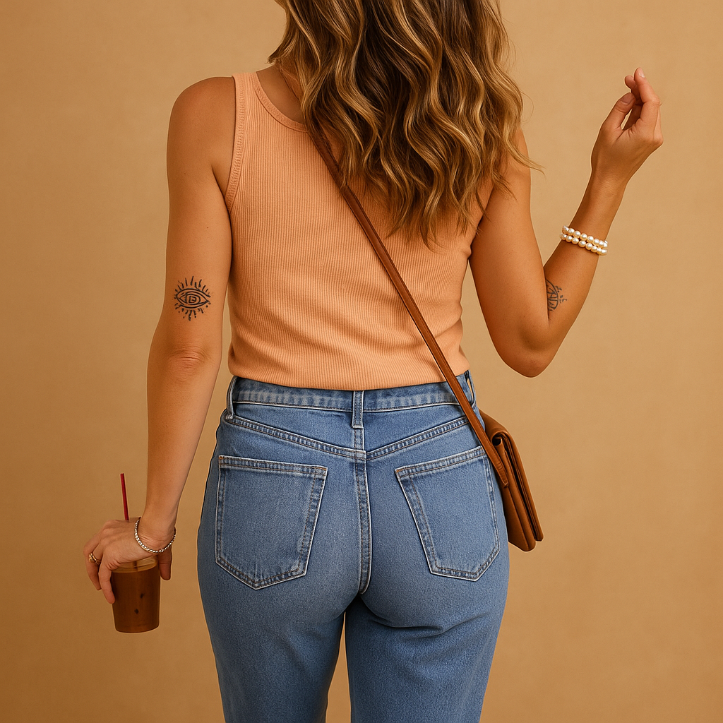 Luchtige tanktop met U-hals voor dames | Liva