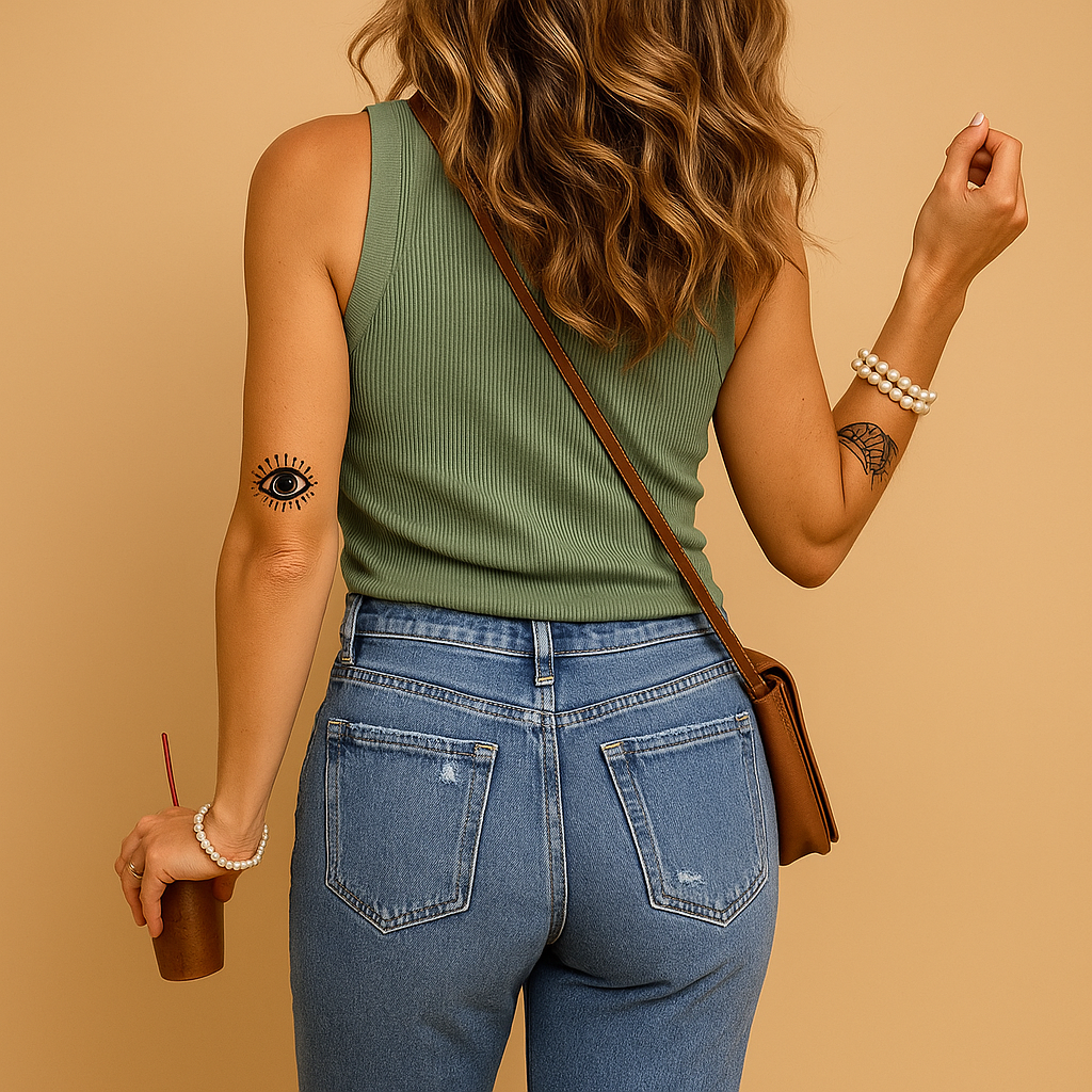 Luchtige tanktop met U-hals voor dames | Liva