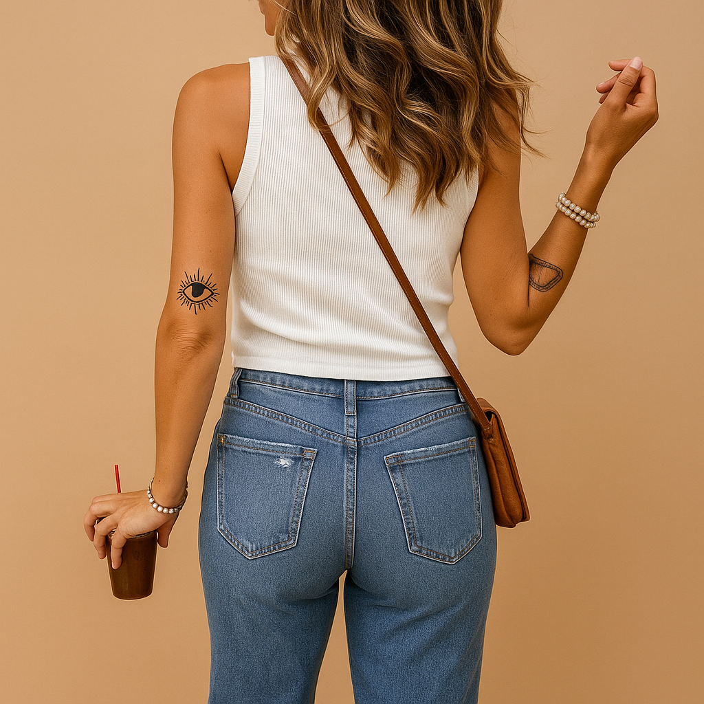 Luchtige tanktop met U-hals voor dames | Liva