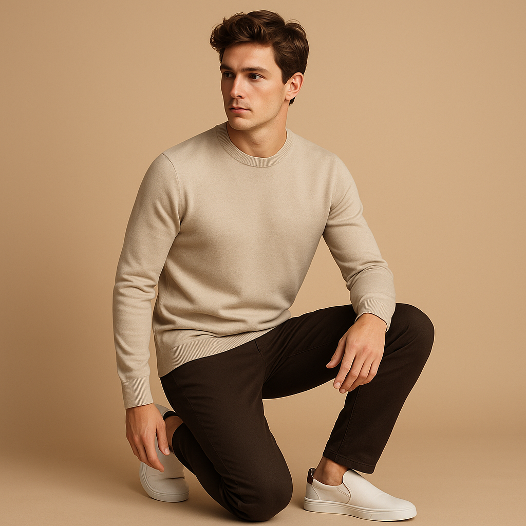 Moderne slip-ons med åndbart tekstil til mænd | Joris