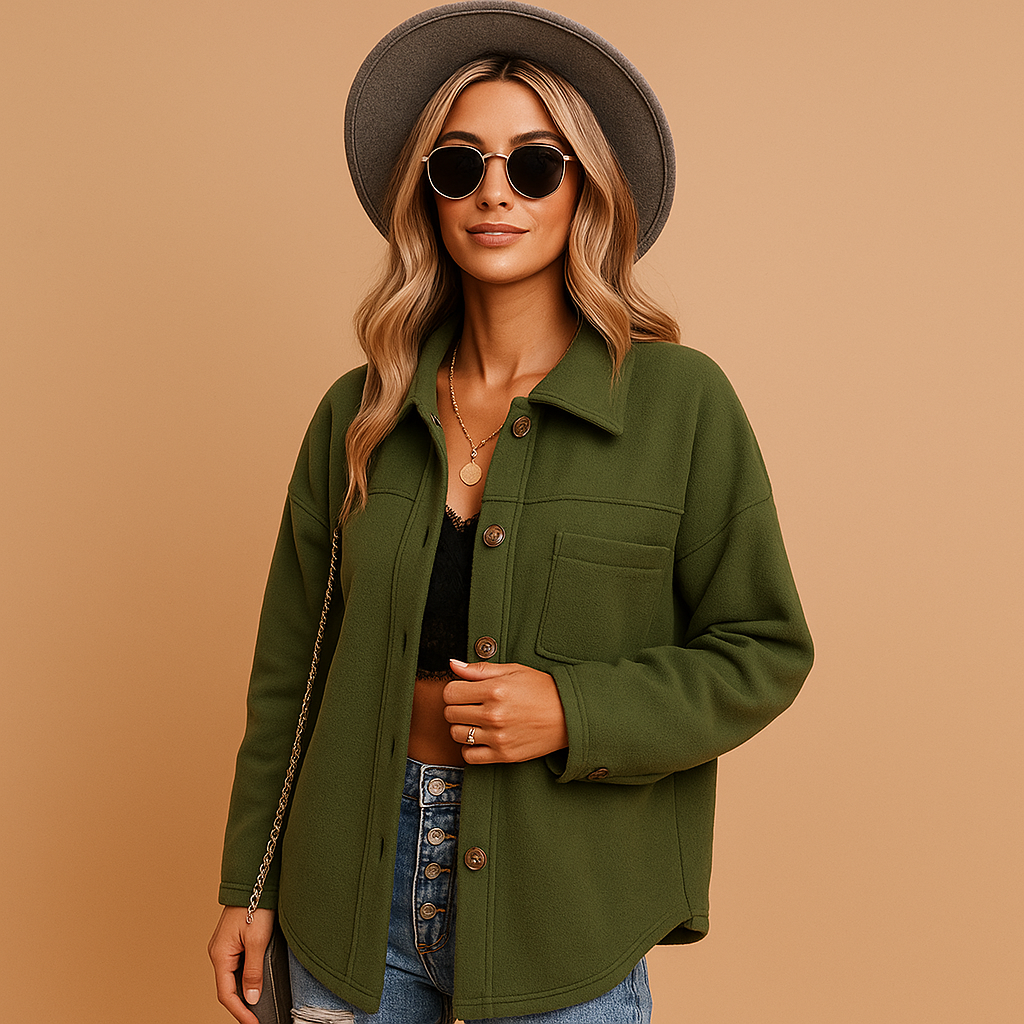 Mouwloos wintervest voor dames met klassiek silhouet | Femke