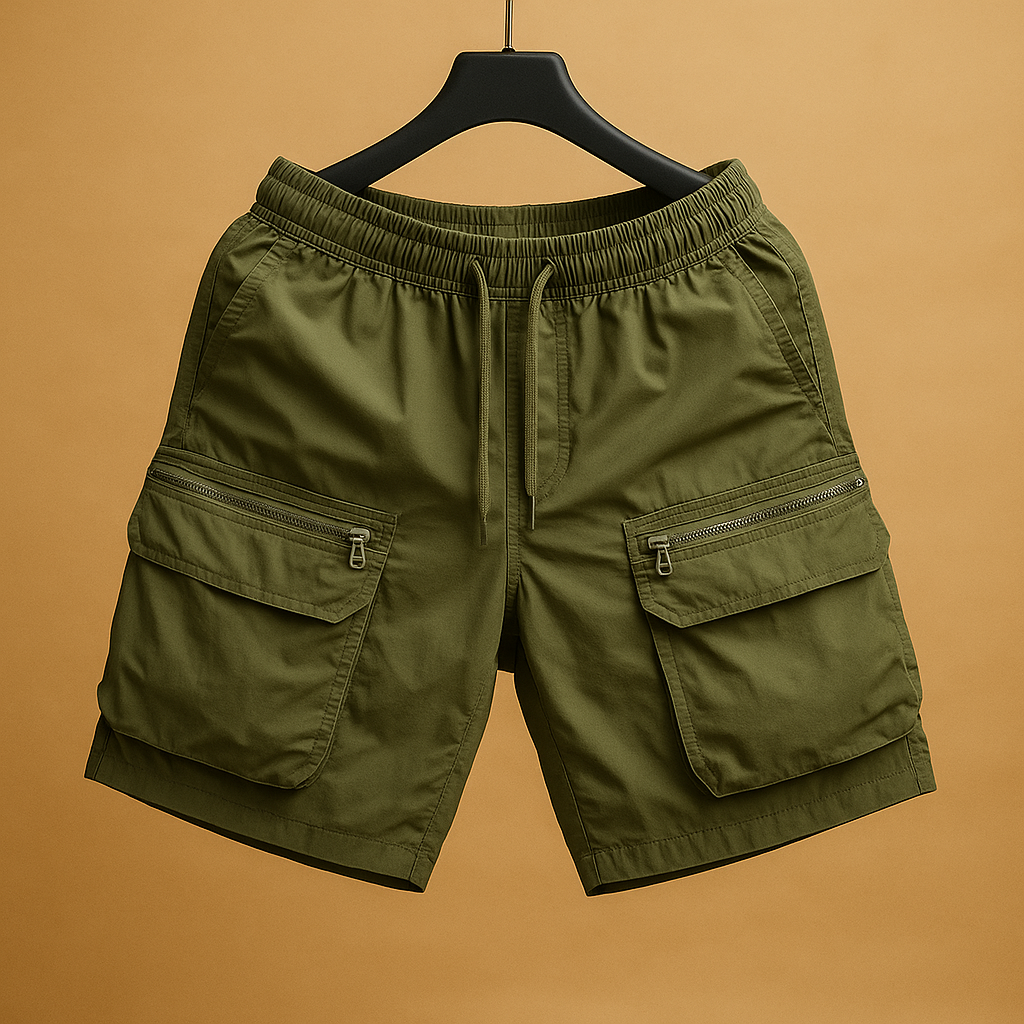 Oversized cargoshorts til mænd med flere lommer | Emiel