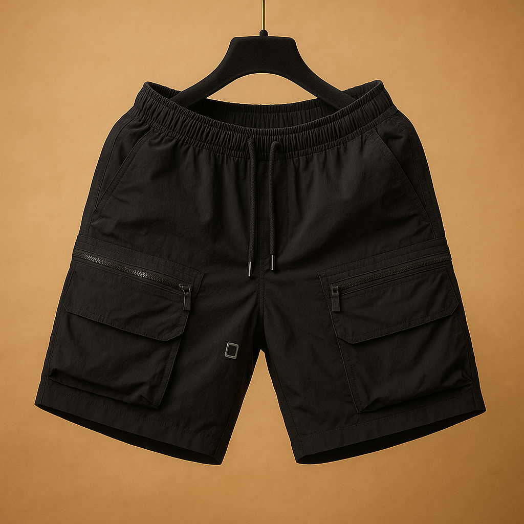 Oversized cargoshorts til mænd med flere lommer | Emiel