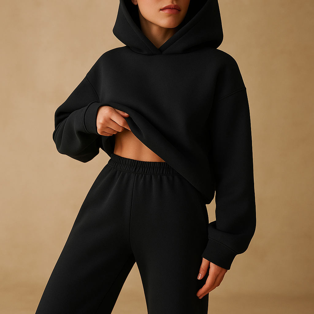 Oversized loungewear set met hoodie en broek voor dames | Mila