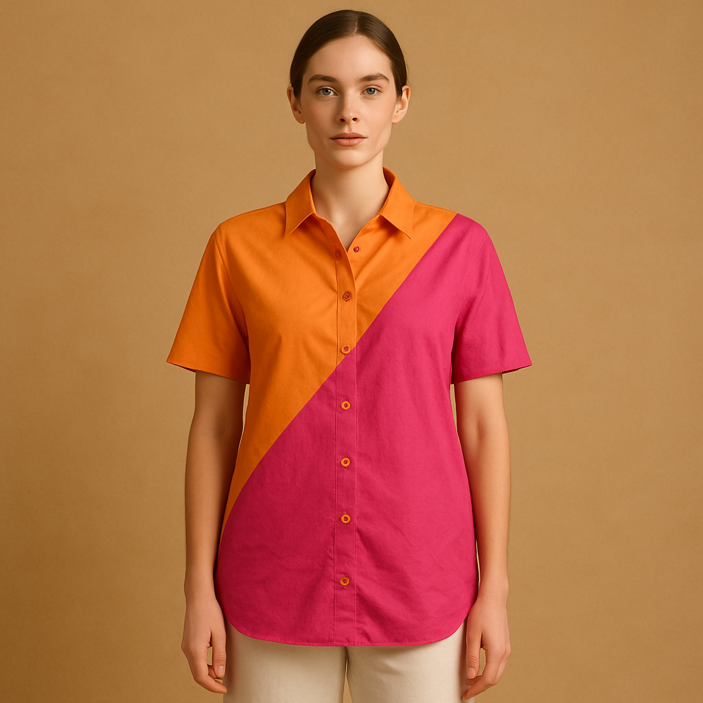 Polojurk met stretch en kraag voor dames | Ylva