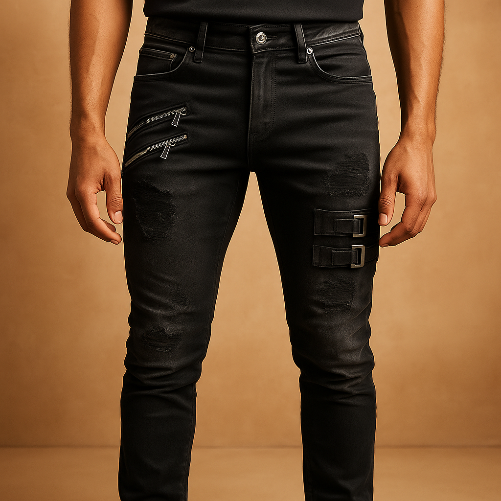 Slim fit stretch jeans til mænd | Daan