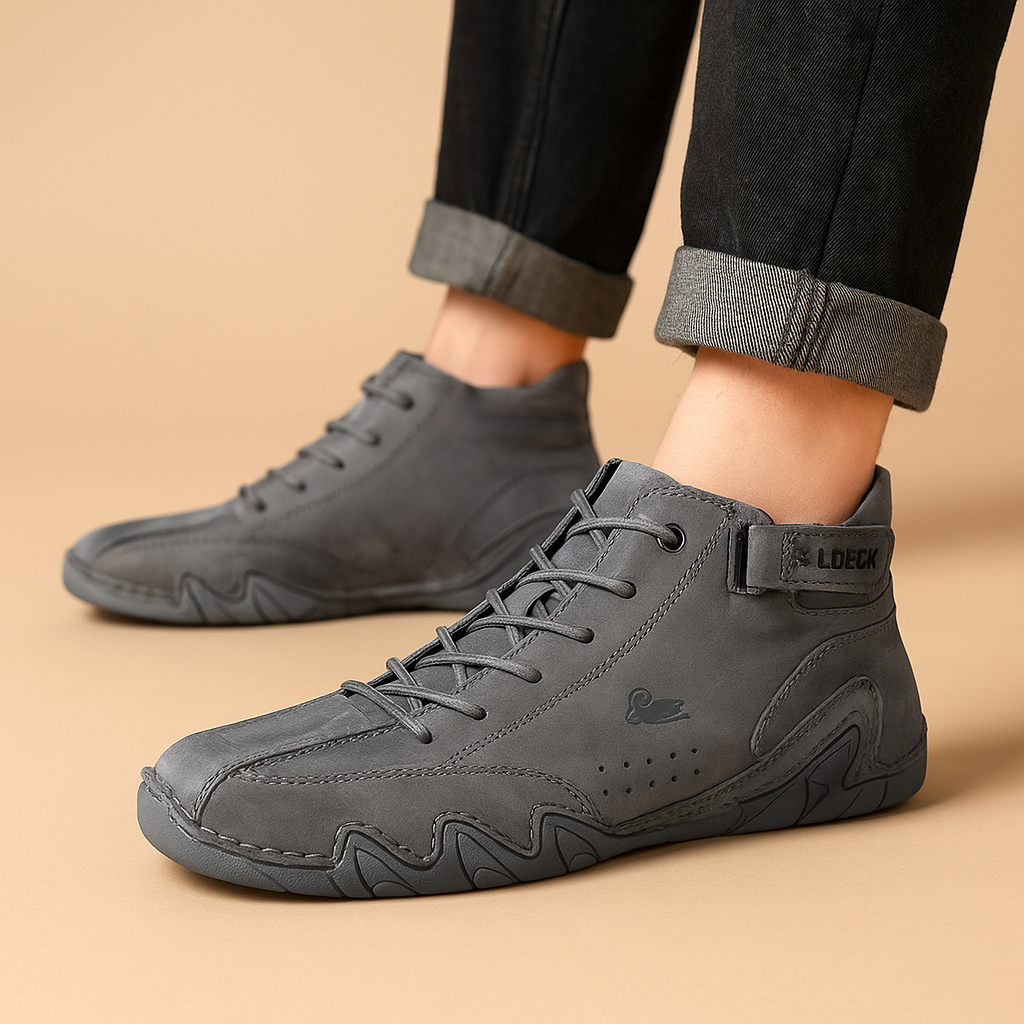 Åndbare herresko med elastisk pasform | Joris