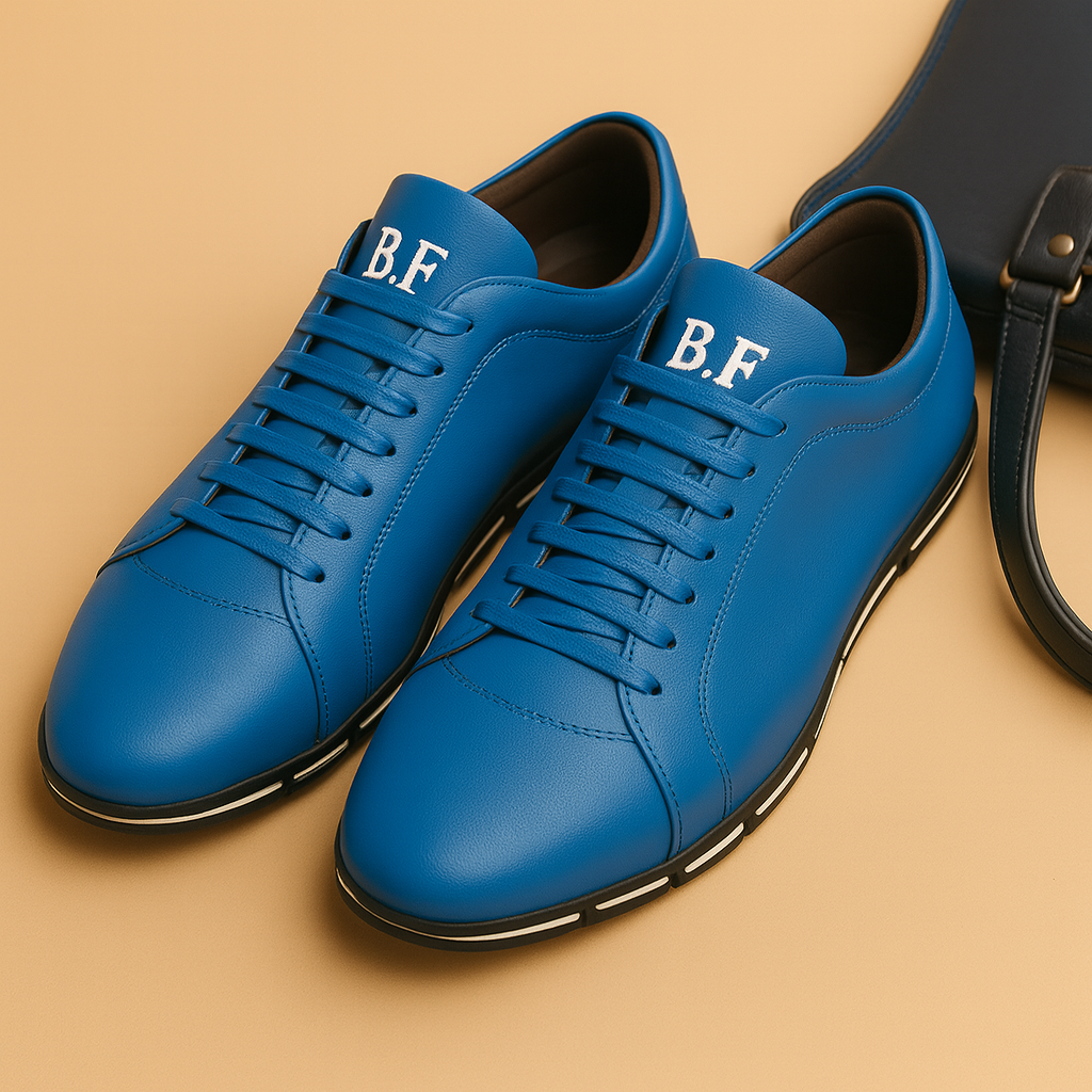 Stilfulde snøresko med behagelig sål til mænd | Sanjin