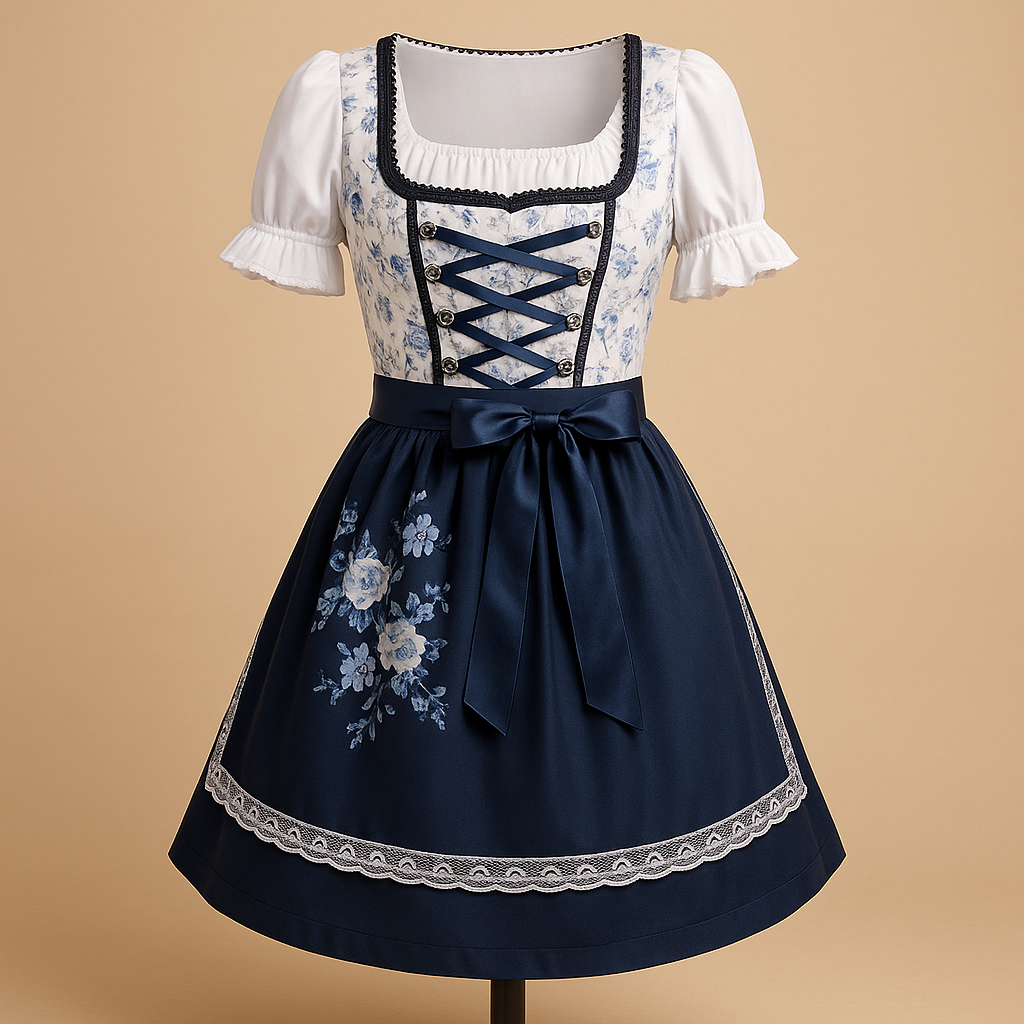 Traditionele Oktoberfest-jurk met kanten details voor dames | Christy