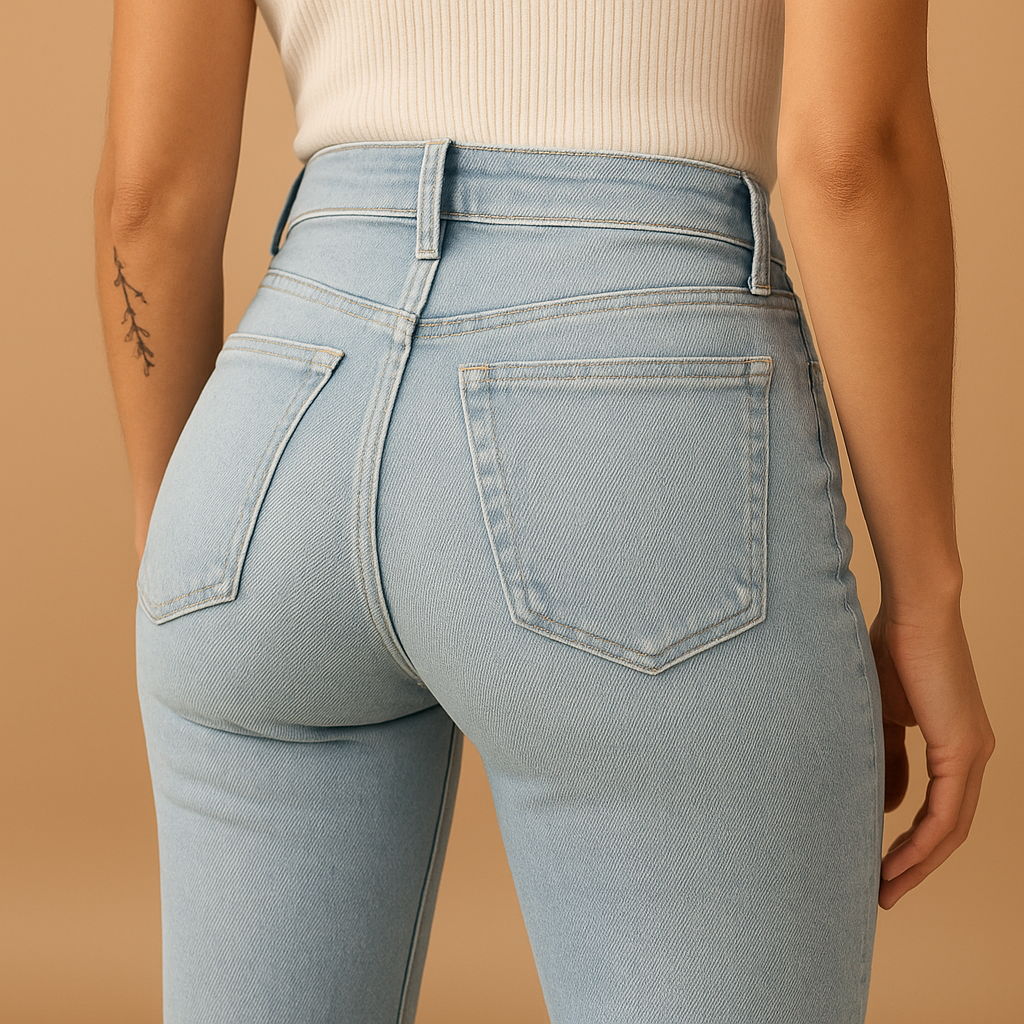 Flared high-waist jeans voor dames | Yasmine