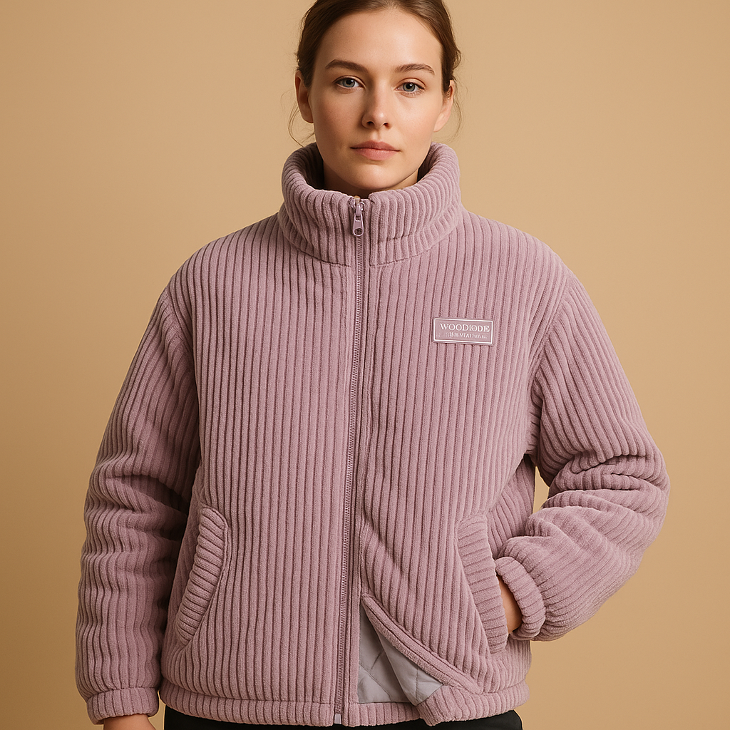 Varm corduroyjakke med bomuldsforing til mænd | Mees