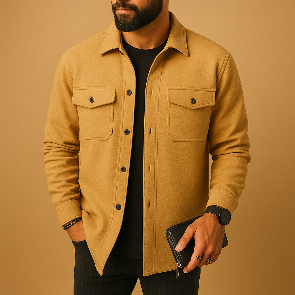 Varm, afslappet flannelbluse til mænd | Diego