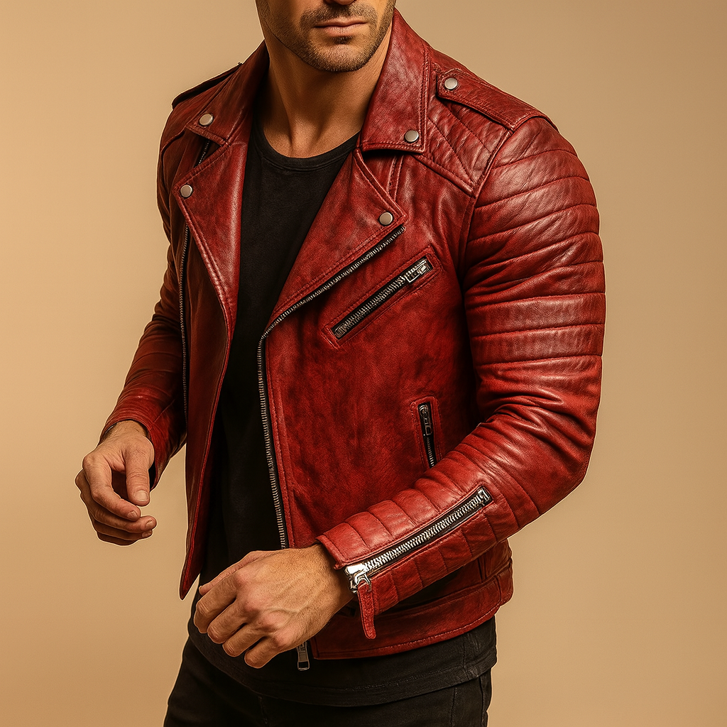 Vandtæt bikerjakke til mænd | Milan