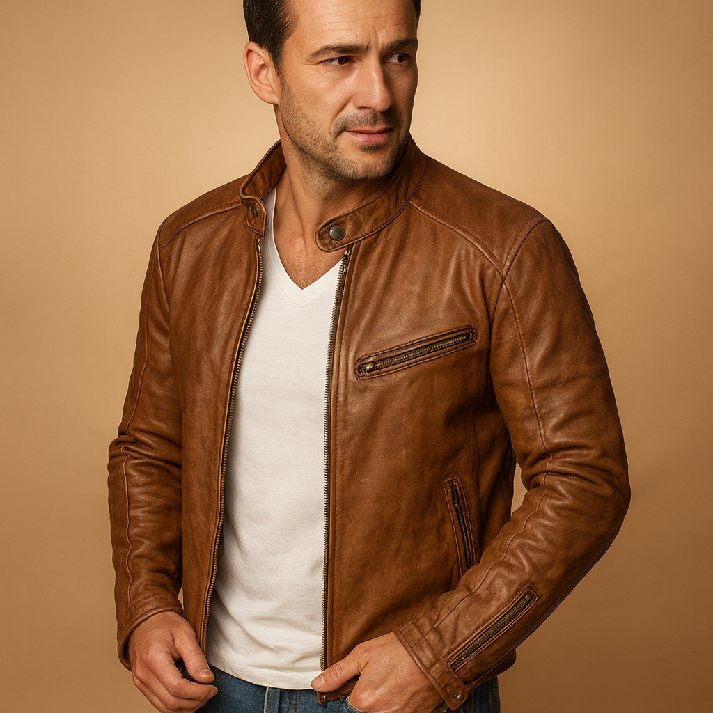 Vandtæt herrejakke med lynlås | Sven