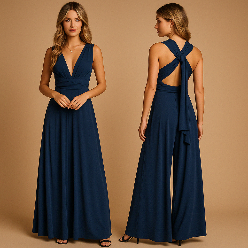 Mila | Wikkeljurk met overlengte bandjes voor dames