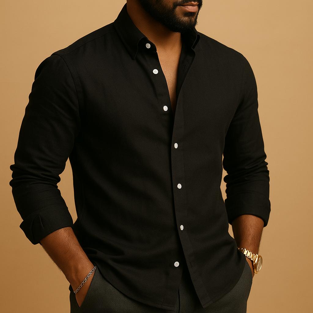 Herreskjorte med åndbar komfort | Olivier