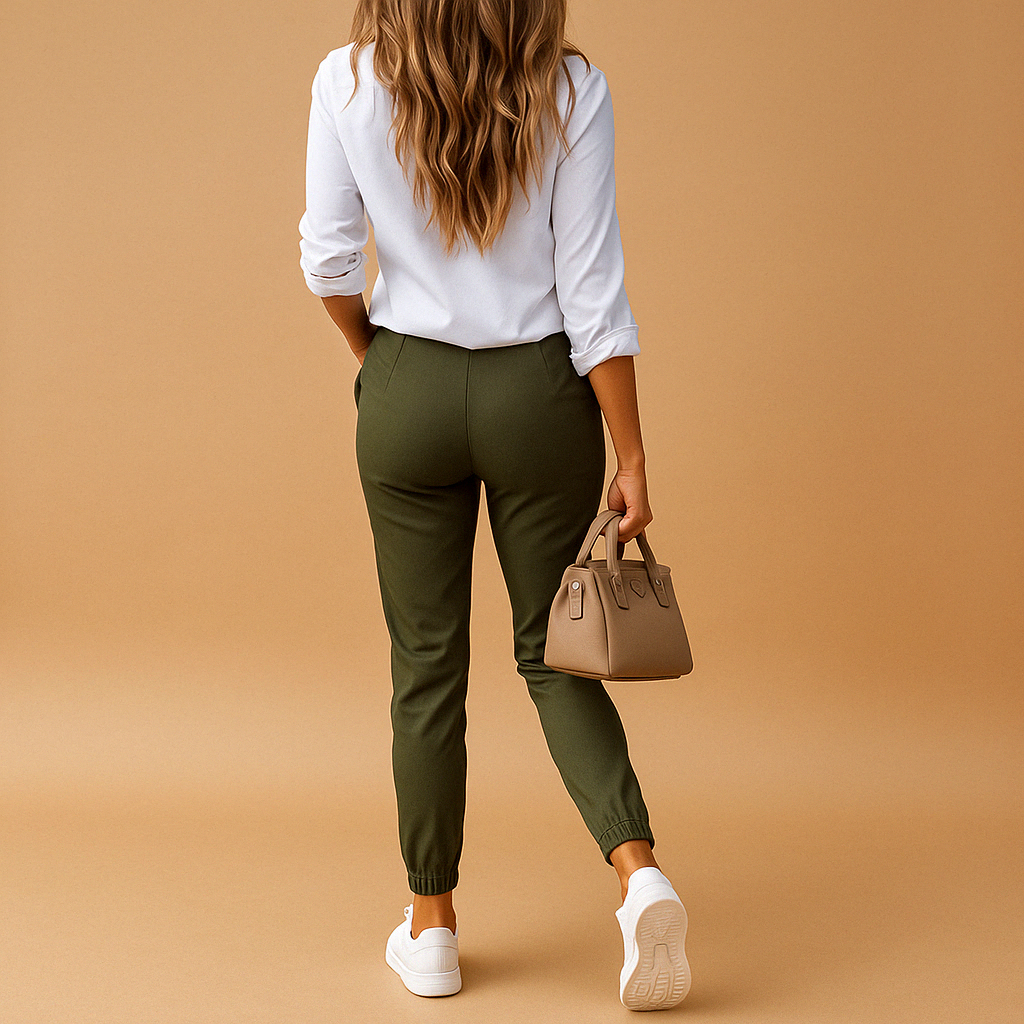 Sanne | Slim fit chino broek met stretch voor dames