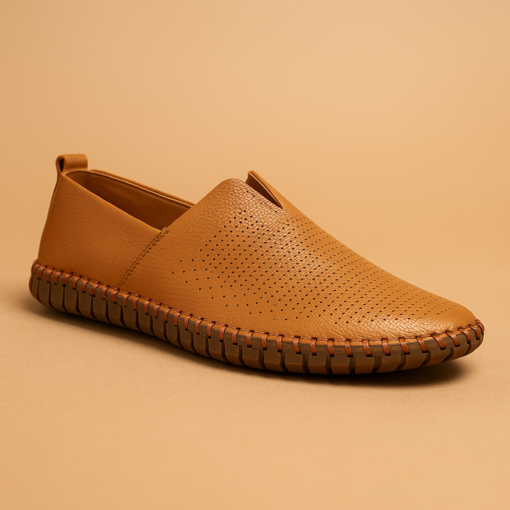 Åndbare lave herresko med skridsikker sål til mænd | Hugo