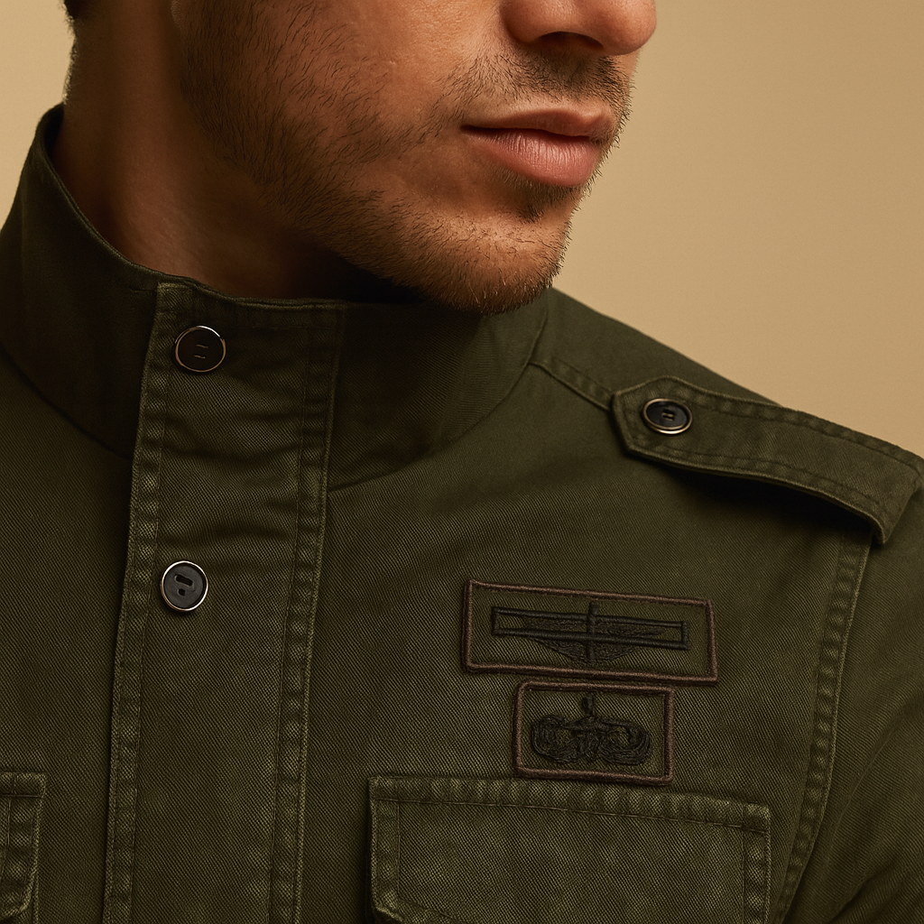 Langærmet bikerjakke til mænd | Joris