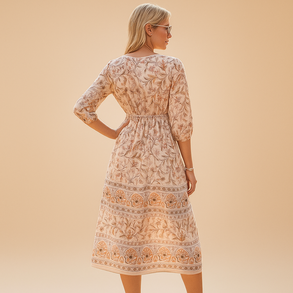 Nina | Bohemian zomerjurk met losvallend silhouet voor dames