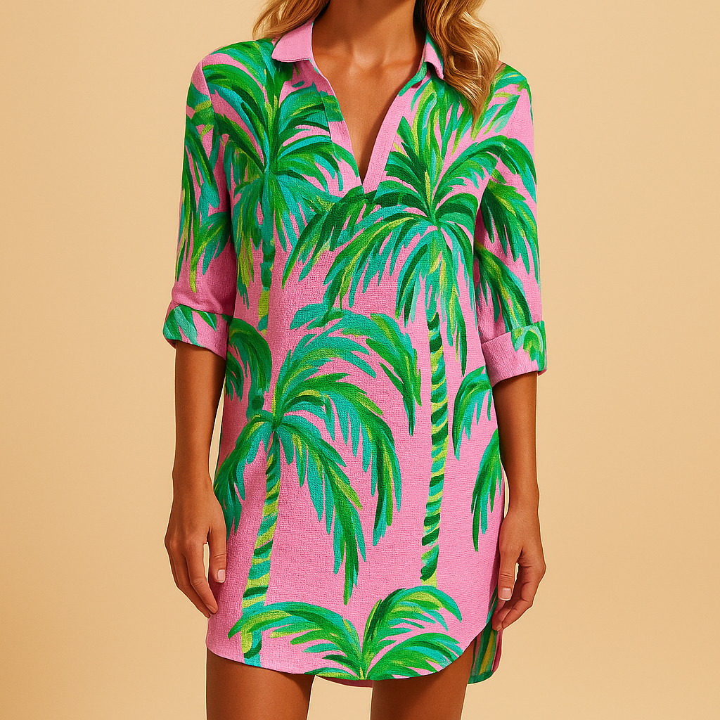 Boho zomerjurk met V-hals voor dames | Yara