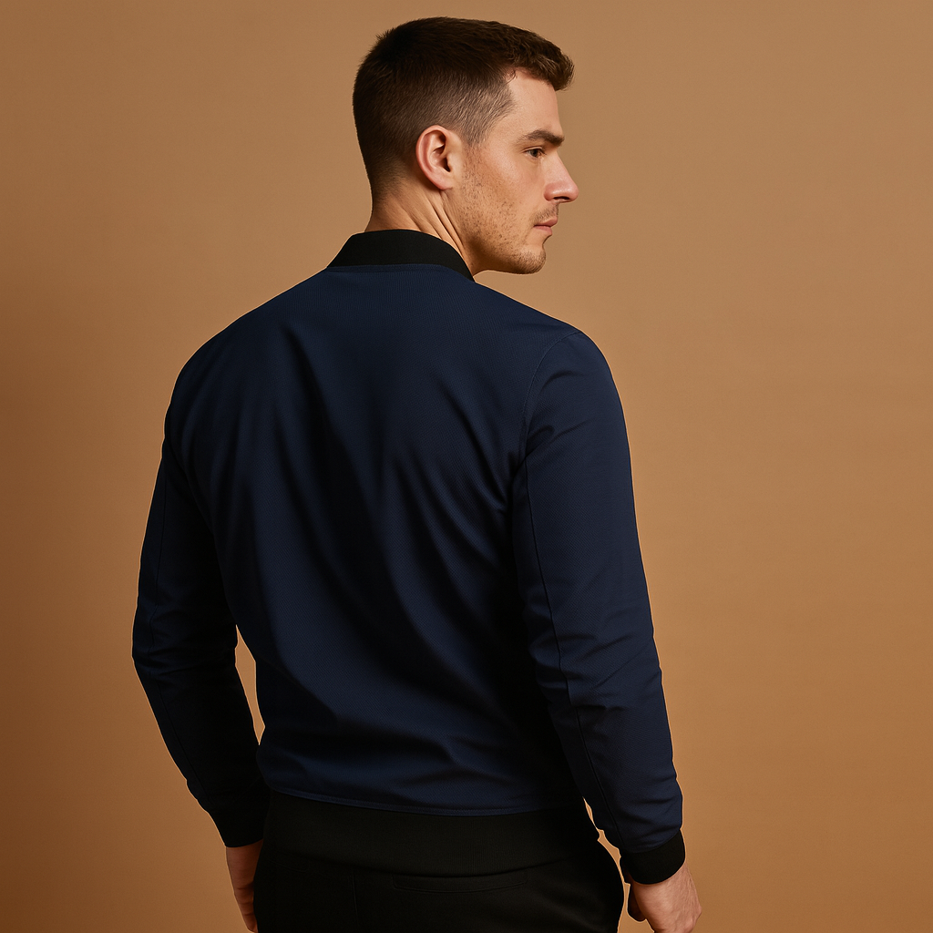 Bomberjakke med lynlås til mænd | Niels