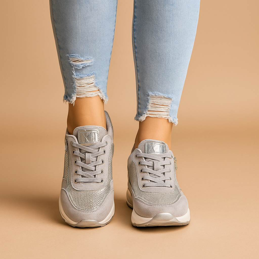 Comfortabele casual schoenen met brede pasvorm voor dames | Elianne