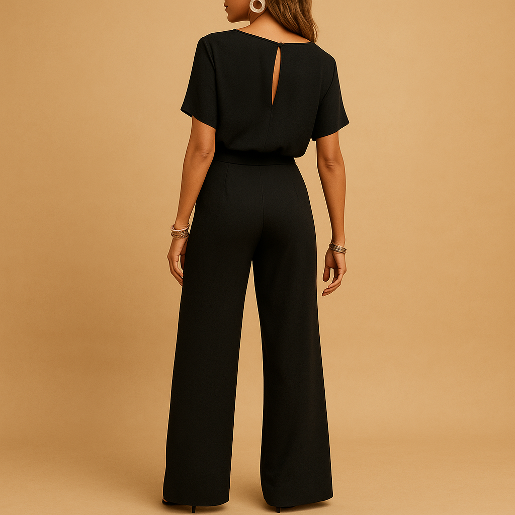 Nina | Elegante getailleerde jumpsuit met losvallende mouwen voor dames