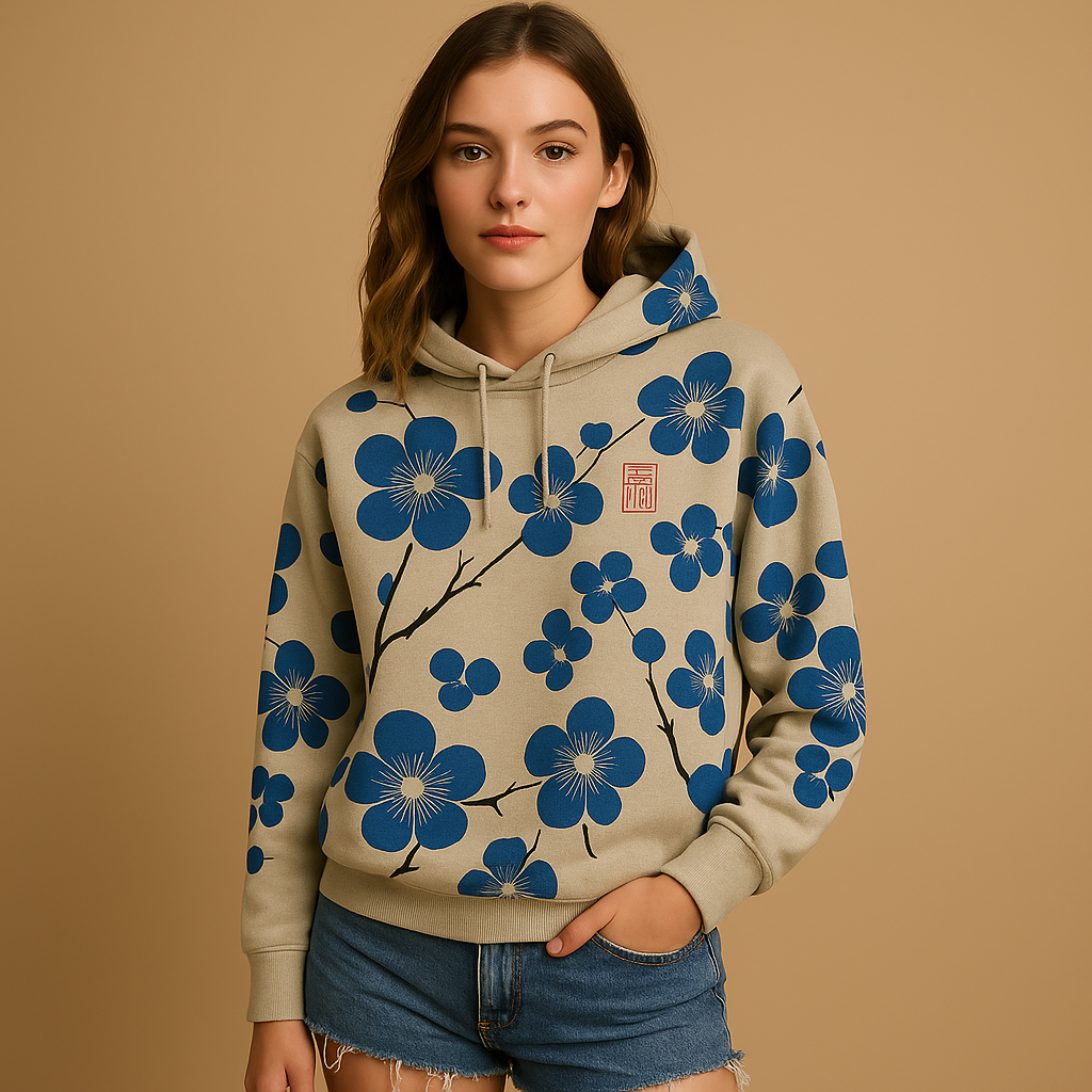 Gebloemde hoodie trui voor dames | Lianne