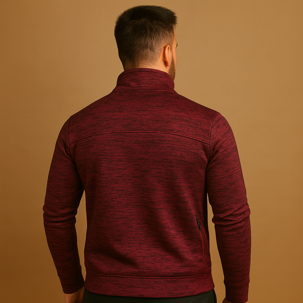 Håndlavet vest med lynlås til mænd | Floris