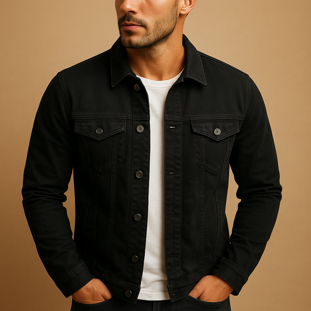 Klassisk, tætsiddende herreskjorte med lange ærmer | Feliks