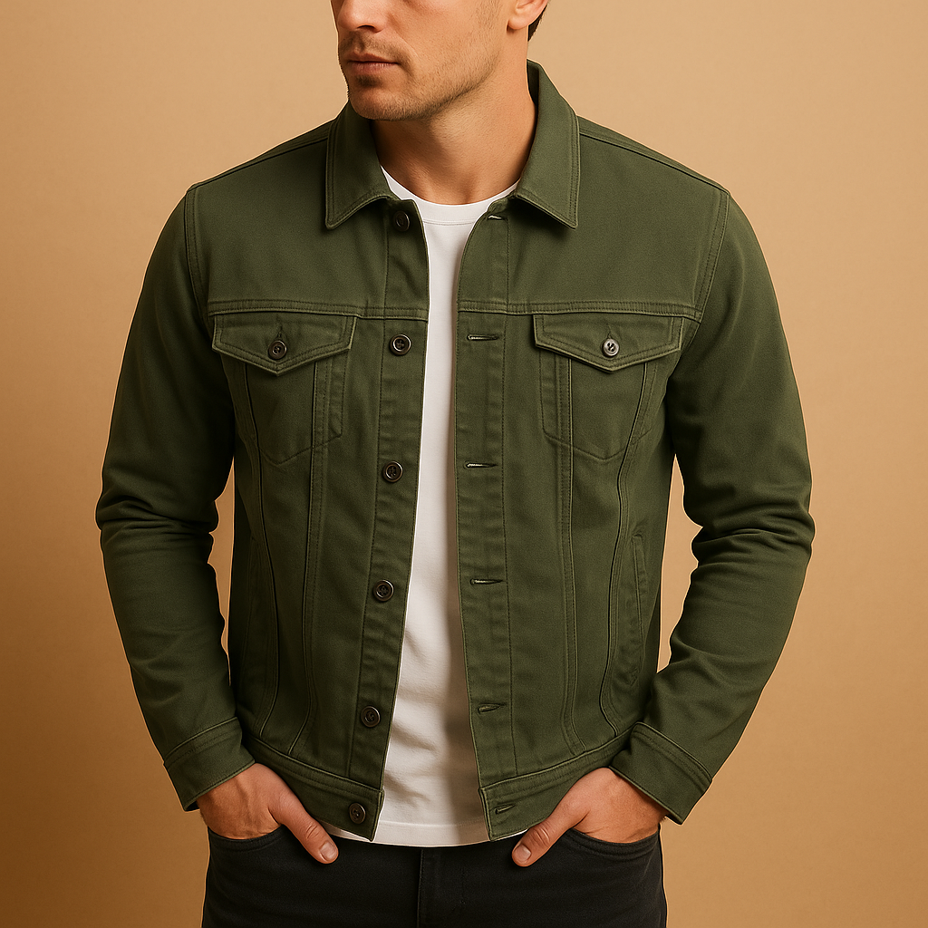 Klassisk, tætsiddende herreskjorte med lange ærmer | Feliks