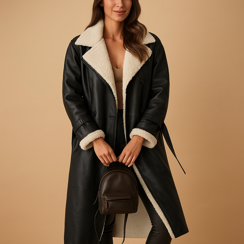 Lange winterjas met voering voor dames | Marlies