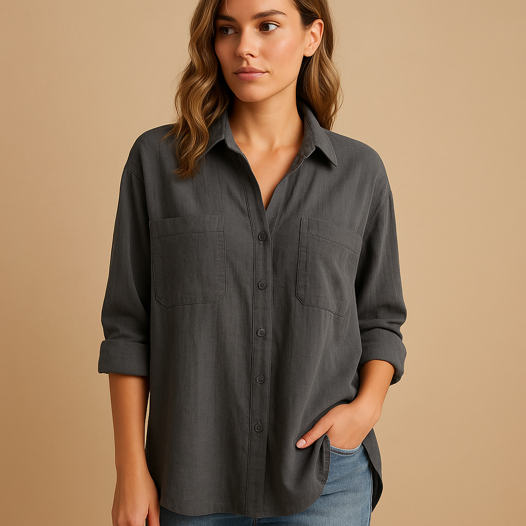 Blouse met lange mouwen voor dames | Jasmijn