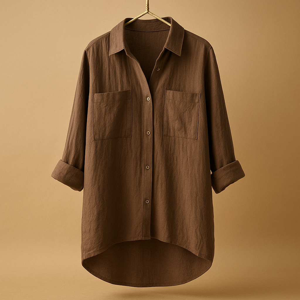 Blouse met lange mouwen voor dames | Jasmijn