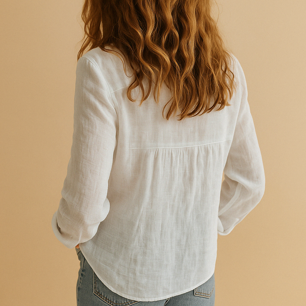 Luchtige casual blouse met losse pasvorm voor dames | Serena