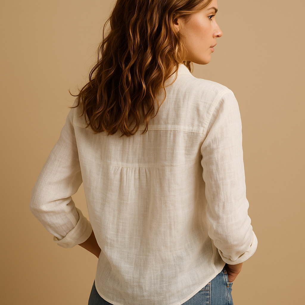 Luchtige casual blouse met relaxte pasvorm voor dames | Serena