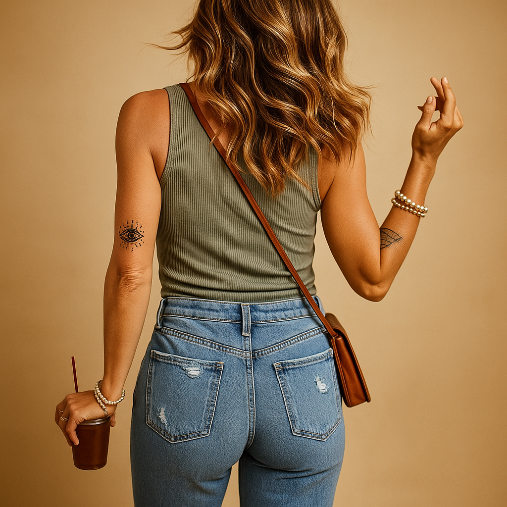 Luchtige tanktop met U-hals voor dames | Liva